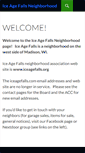 Mobile Screenshot of iceagefalls.org